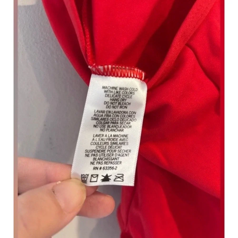 Capezio Girls Red Camisole‎ Leotard Adjustable Straps Size M Medium Dancewear